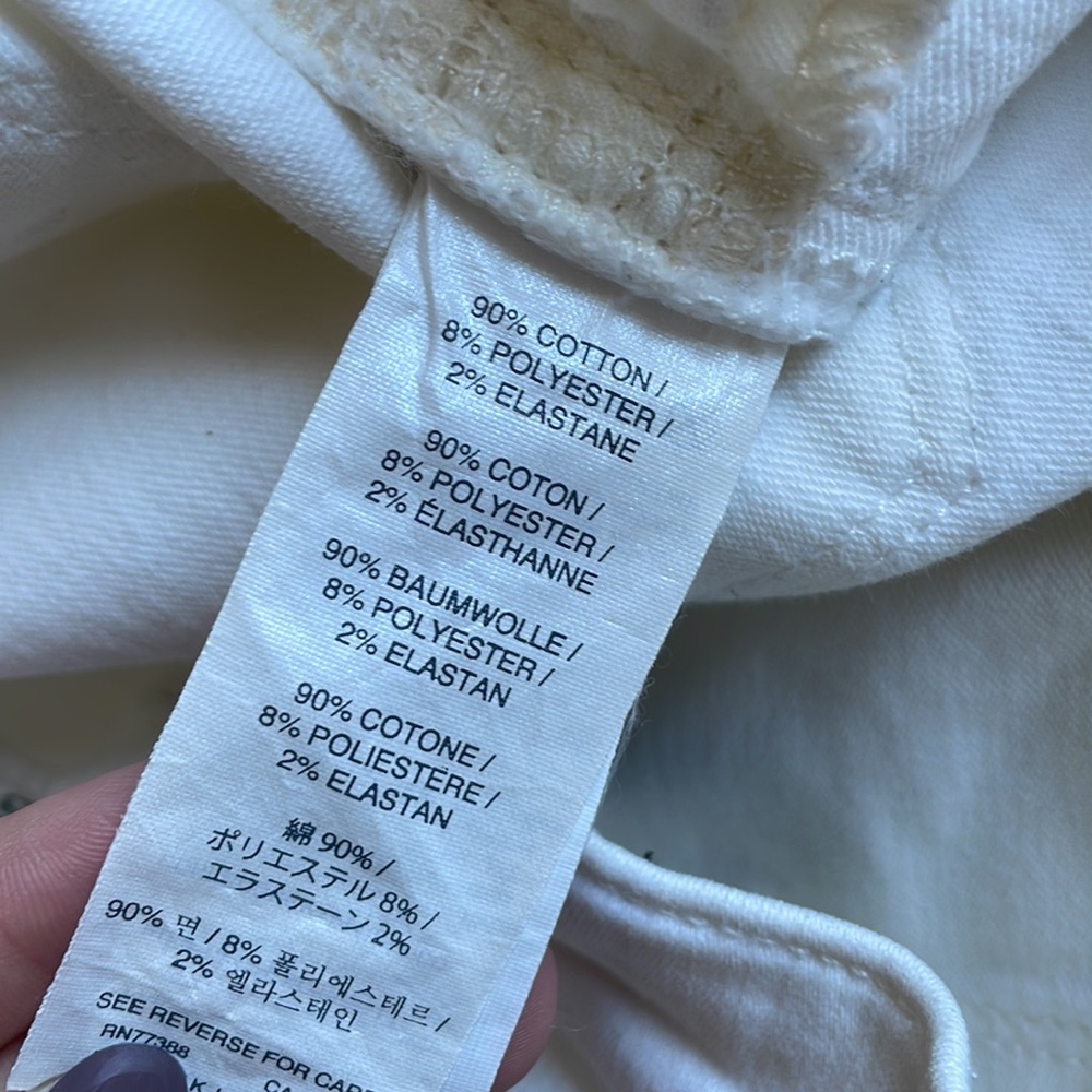 J. Crew Woman’s White Toothpick Jeans - Picture 3 of 10